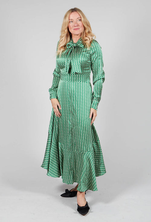 Olga Dress in Salvar Parakeet