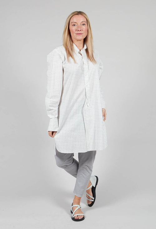 Unisex Charles Shirt in Natural Check