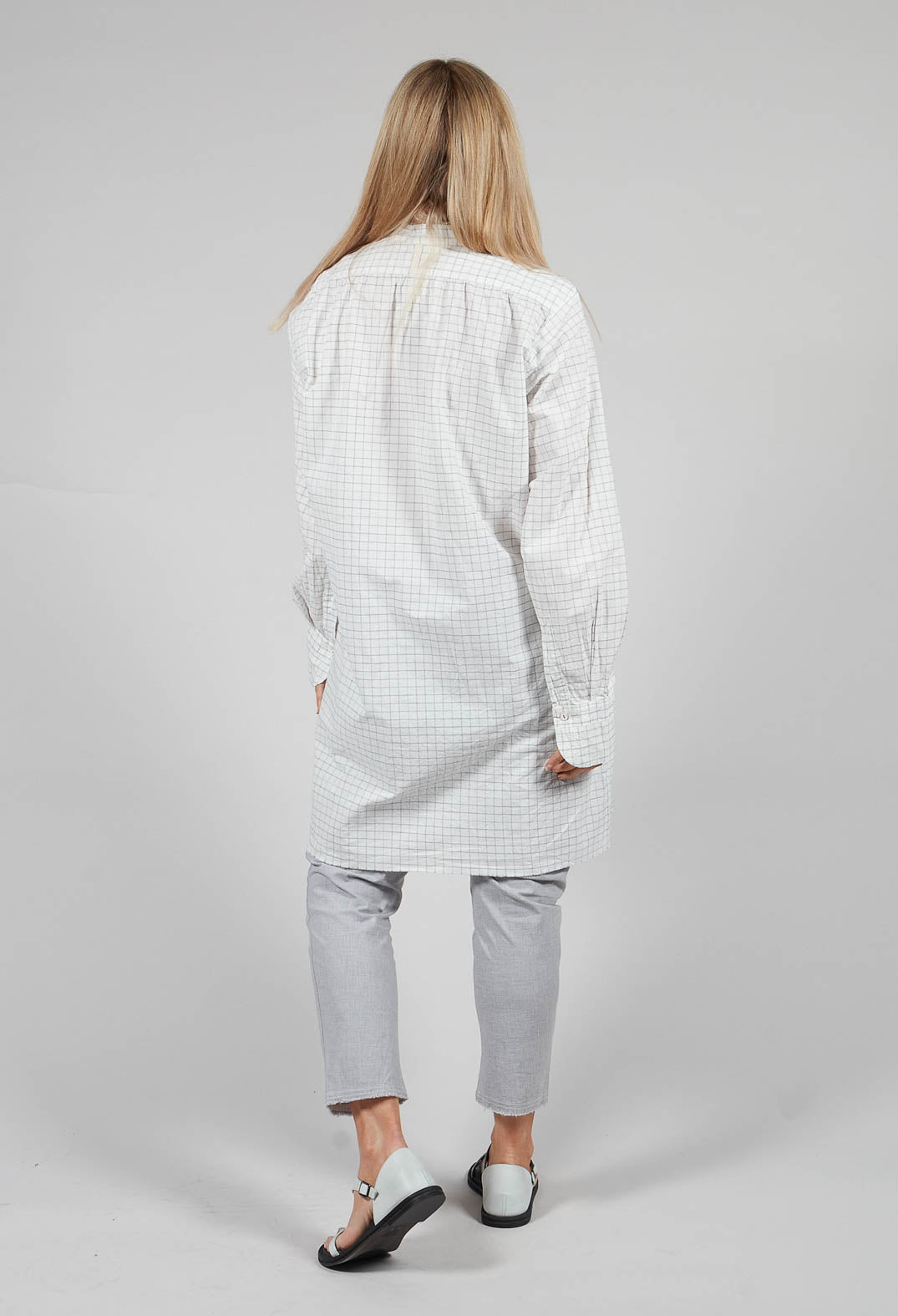 Unisex Charles Shirt in Natural Check