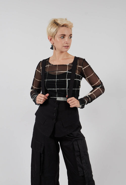 Cotton Corsette in Black