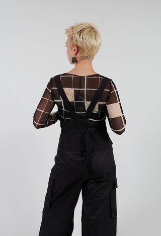 Cotton Corsette in Black