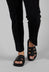 Slip on Sandal in Black