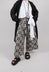 Wide Leg Trousers in Optical Nero