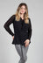 Sleeveless Tie Waist Top in Black