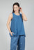 Vest Top in Denim