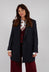 Native Longline Jacket in Navy Blue