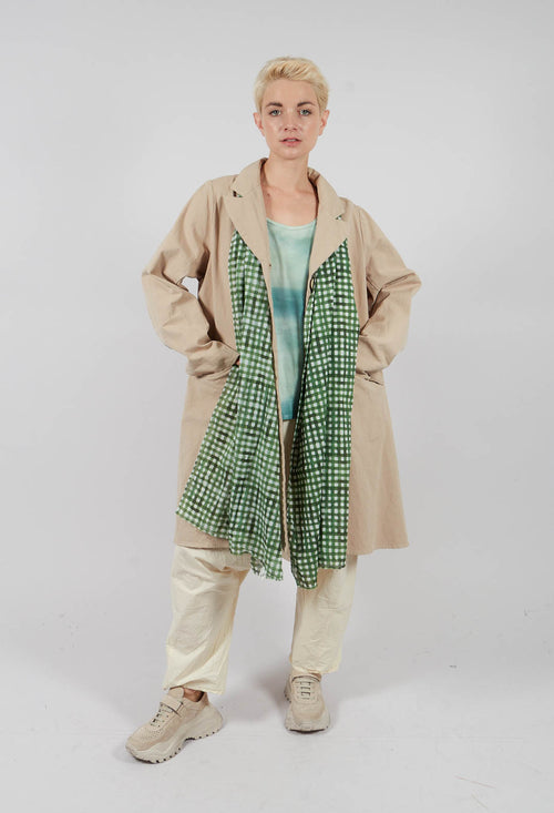 Cliquid Coat in Karton Beige