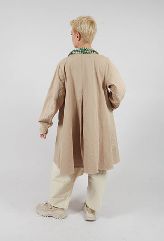 Cliquid Coat in Karton Beige