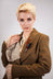 Pencil Brooch in Red and Brown