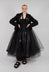 Snow Dark Long Blazer Tulle