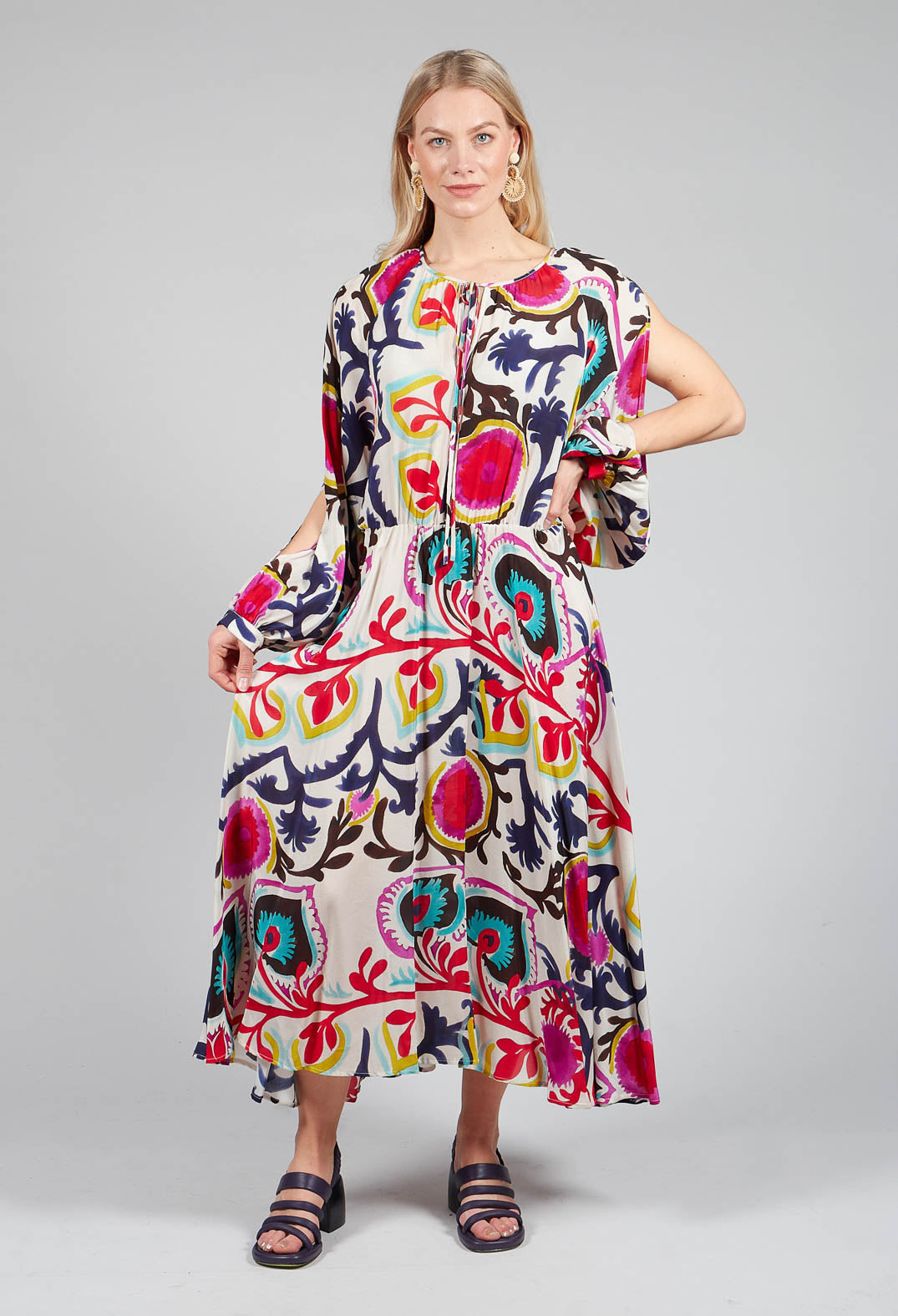 Bohemian Dress in Frida Print