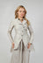 Asymmetrical Jacket in Lino Crush Sand