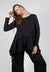Ribbon Shirt in Black