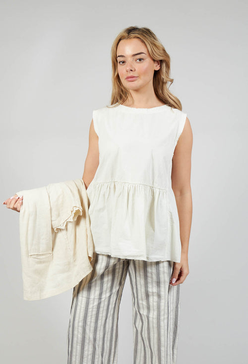 Tunic Blouse in Chalk