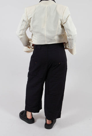 Bias Front Culottes in Black