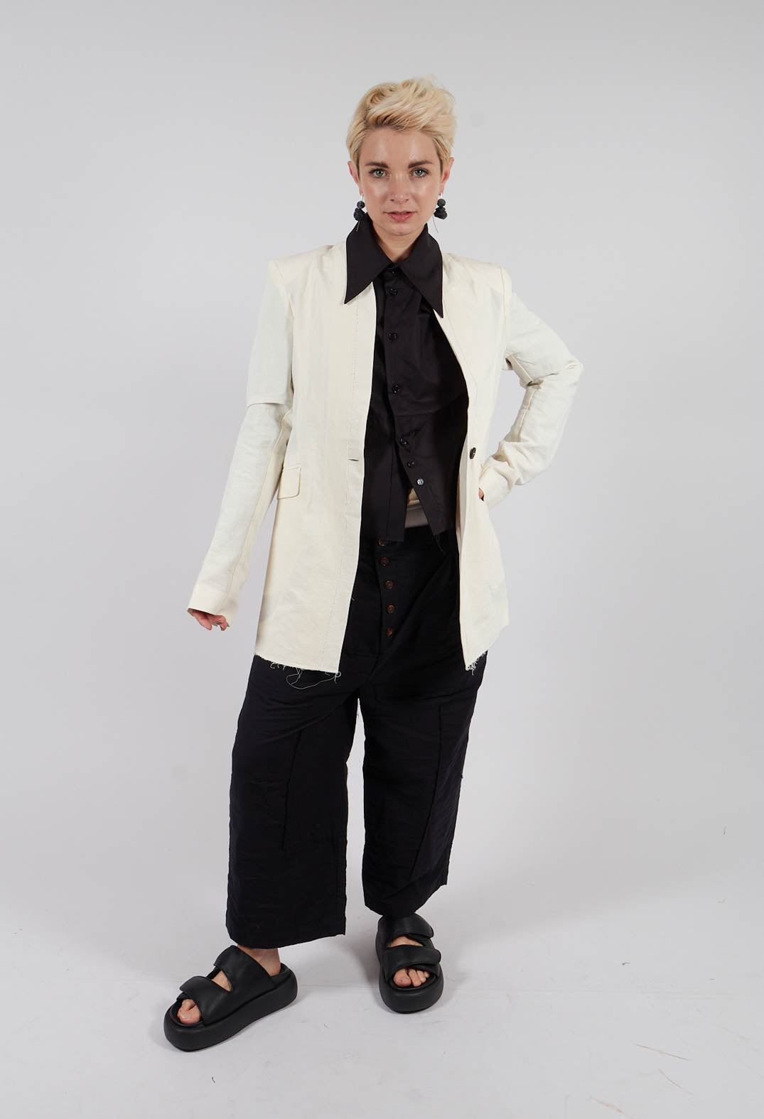 Tailored Jacket in Milk