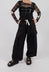 Tailored Cargo Trousers in Black
