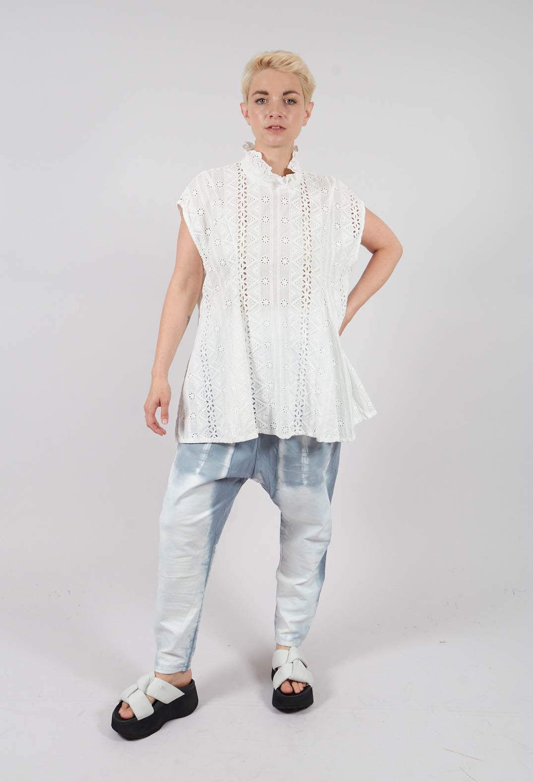 Gelder Trousers in Wind Blue