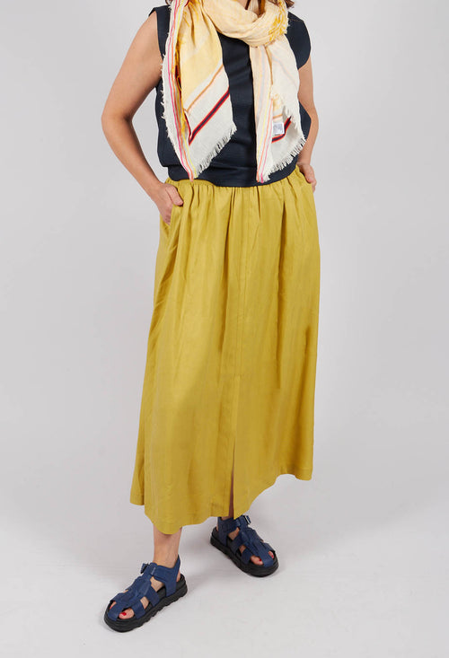 Yokoalf Skirt in Green Yellow