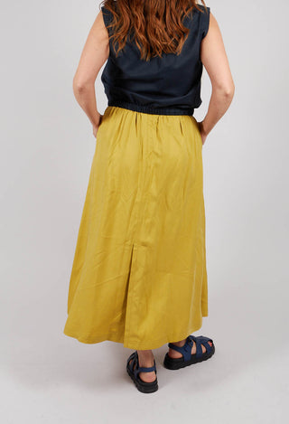 Yokoalf Skirt in Green Yellow