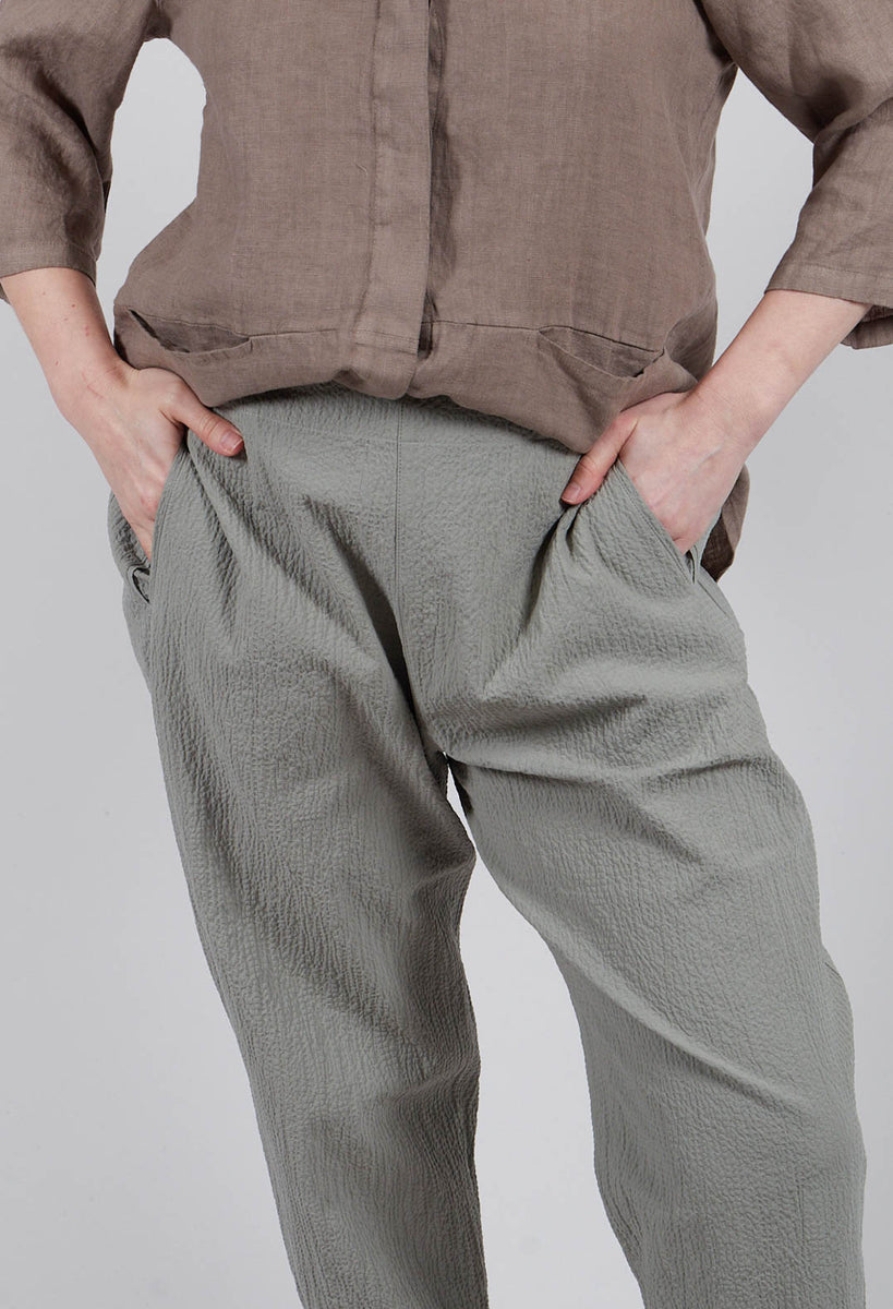 Relaxed Geisha Trousers in White