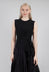 Ruched Vest Top in Black