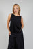 Jersey Vest Top in Black