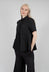 Pleated Shirt in Black