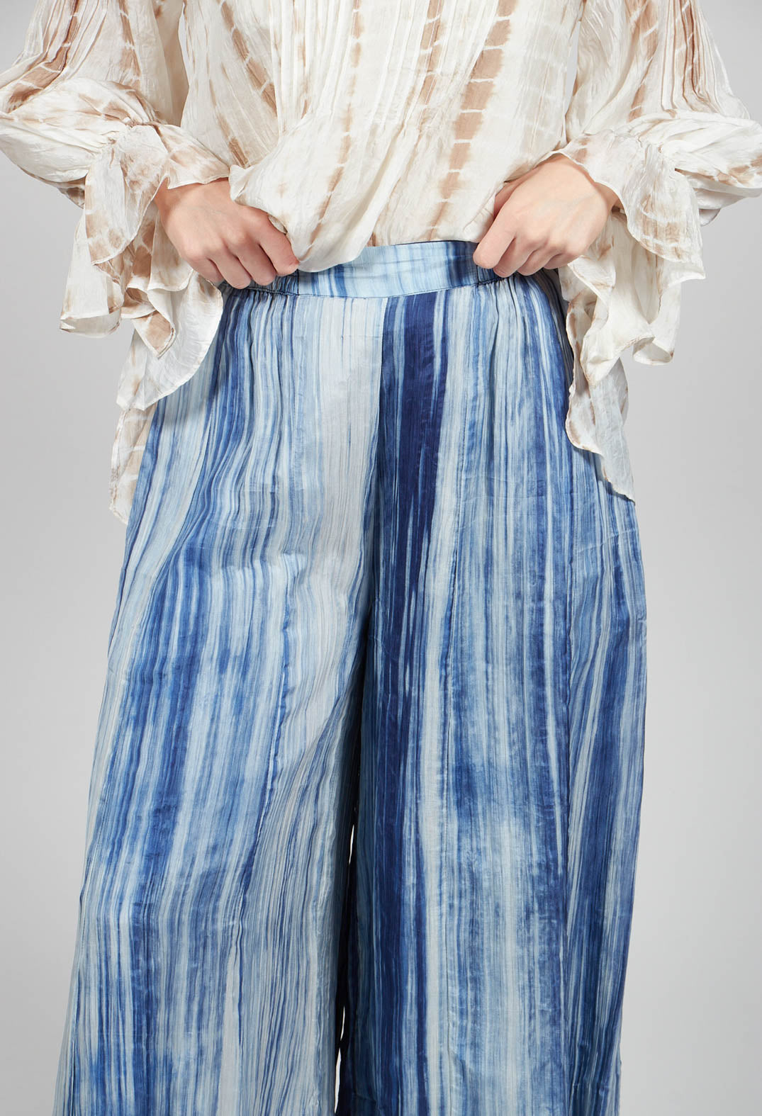 Emma Reversible Pants in Blue