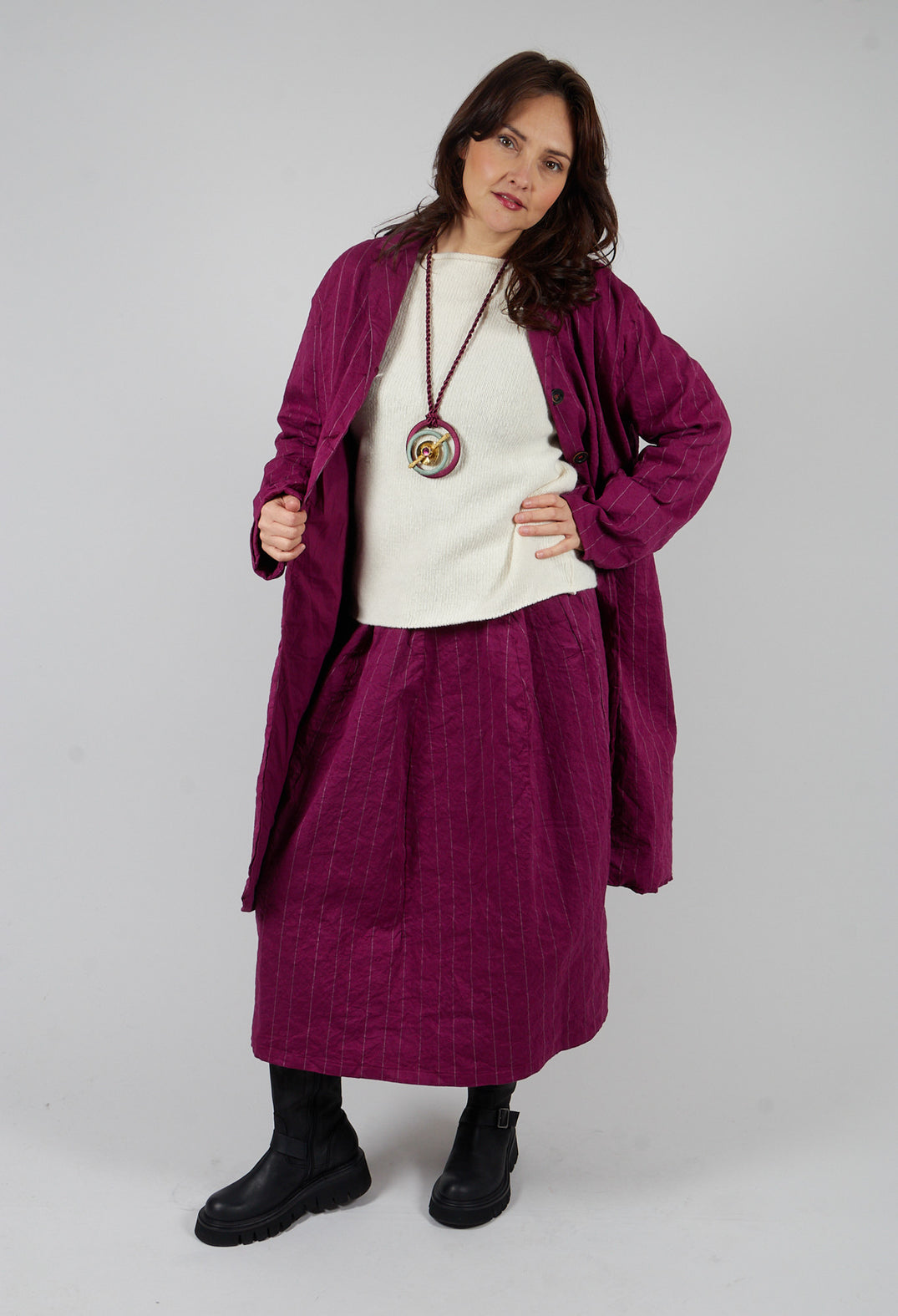 Somerset Cashmere Blend Jumper in Cream