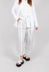 Relaxed Wide Leg Trousers in Abisso Stripe