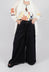 Wide Leg Denim Jeans in Navy