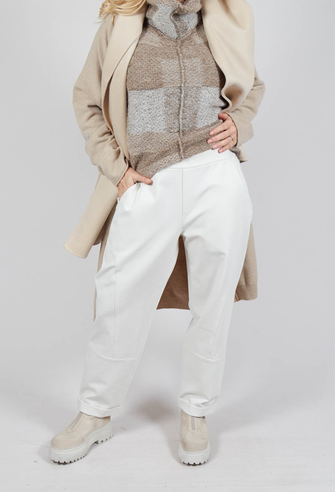 Tailored Trousers in Off White