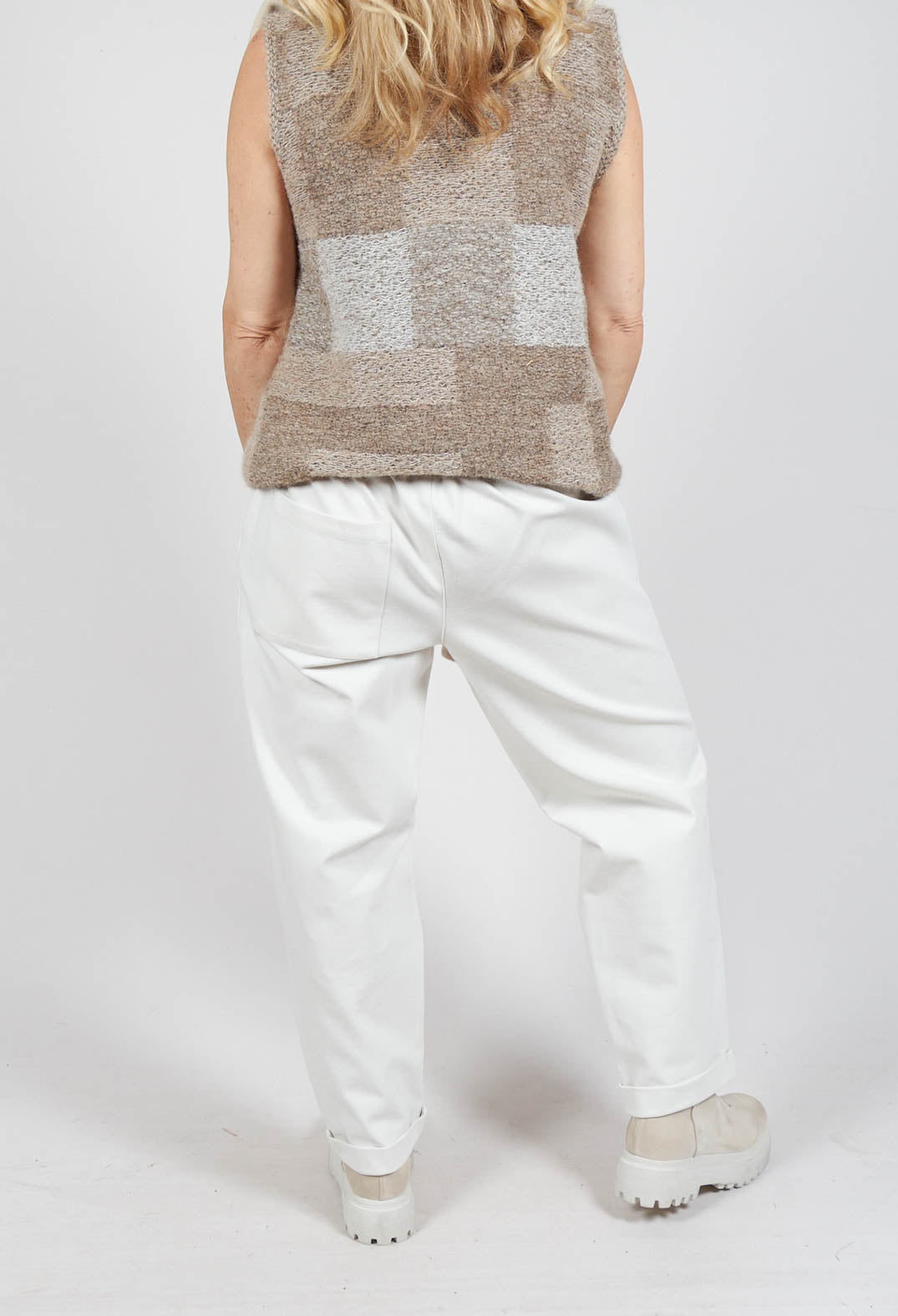 Tailored Trousers in Off White