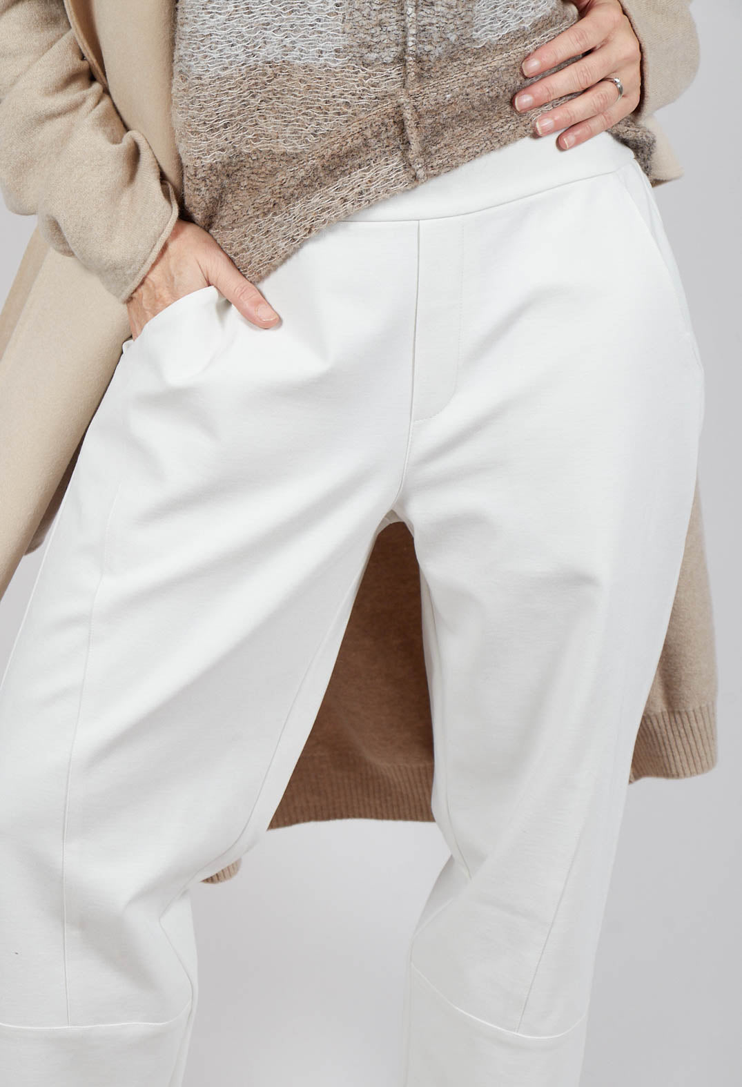 Tailored Trousers in Off White