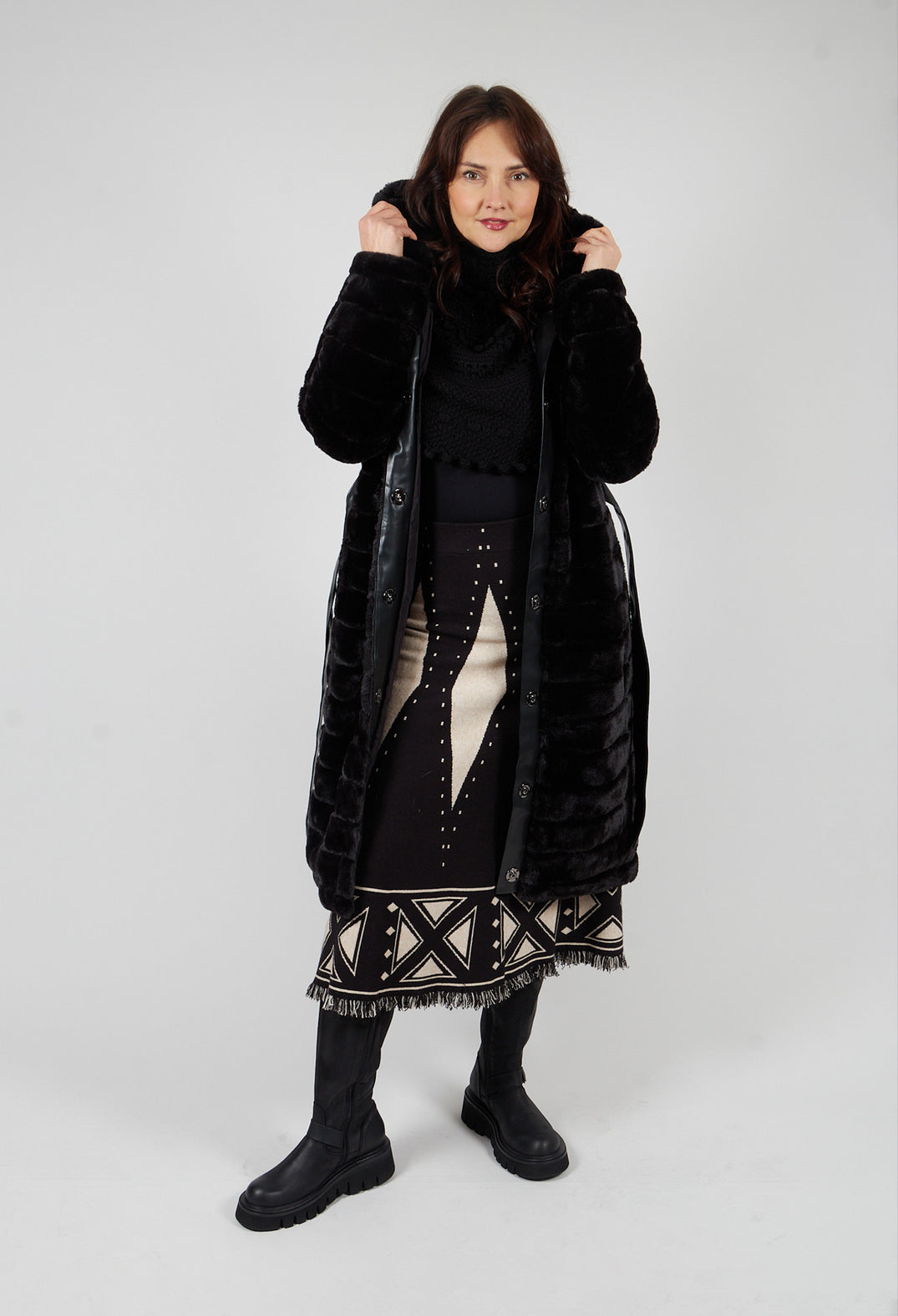 Gelsomina Skirt in Noir