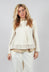 Button Up Statement Jacket in Sandshell