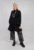 Balloon Sleeve Tunic Dress in Nero