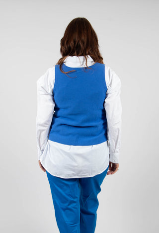 Junai Waistcoat in Cobalt