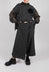 Striped Joso Trousers in Black