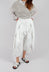 Pleat Front Trousers in Starwhite Brush