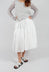 Pleated Skirt in Starwhite