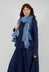 Lightweight Scarf in Navy Cloud