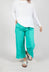 Wide Leg Trousers in Aqua