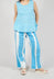 Wide Leg Pull On Trousers in Malibu Print