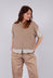 Cloud Cashmere Blouse in Camel