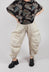 Taffeta Crumpled Trousers in Sand