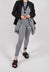 The A Leggings in Black and White Stripe