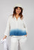 Tege Blouse in Blue Dip Dye