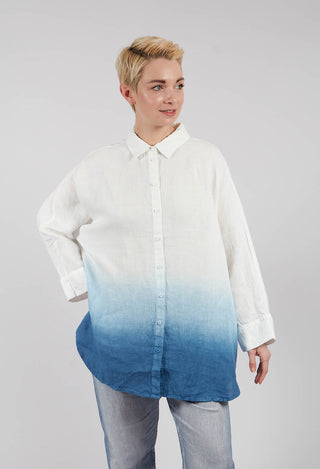 Monapar Blouse in Undyed Blue